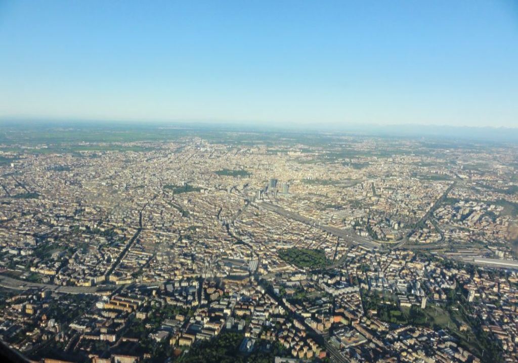 Vedere aeriană Milano