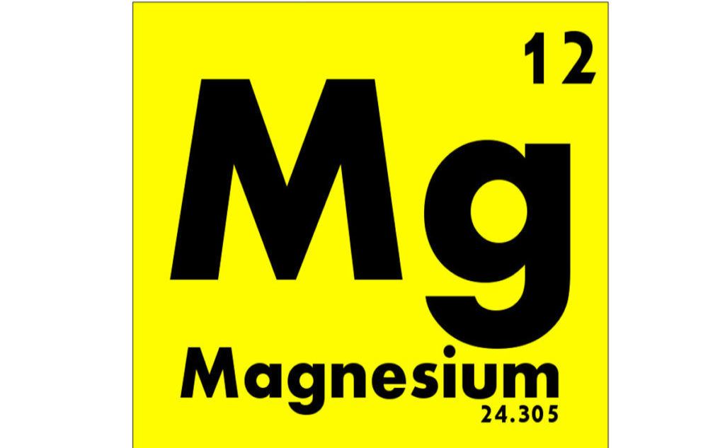 Elementul de magneziu al tabelului periodic